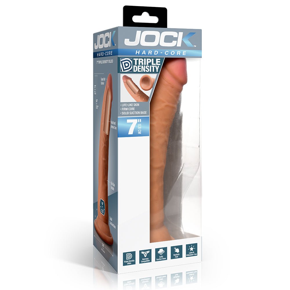 Jock Hard-Core 7" Triple Density Dildo Medium