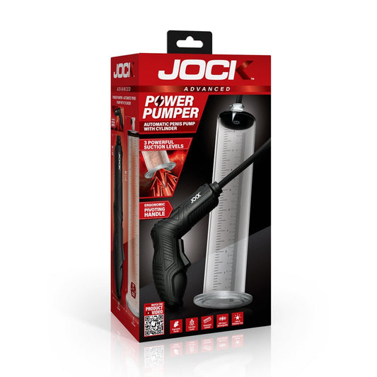 Jock Power Pumper Automatic Penis Pump With Cylinder