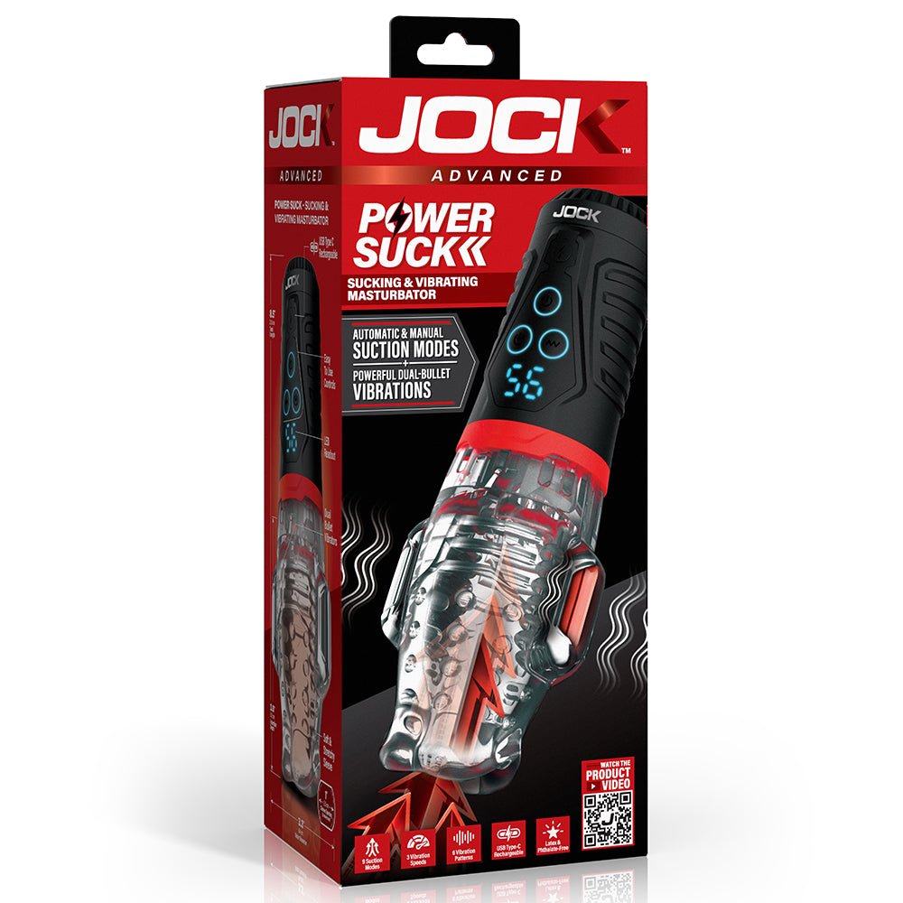 Jock Power Suck Sucking & Vibrating Masturbator