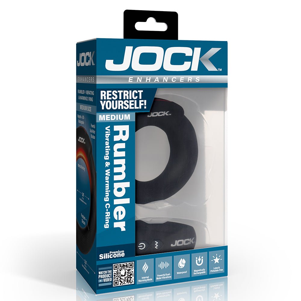 Jock Rumbler 1.8" Vibrating & Warming C-Ring