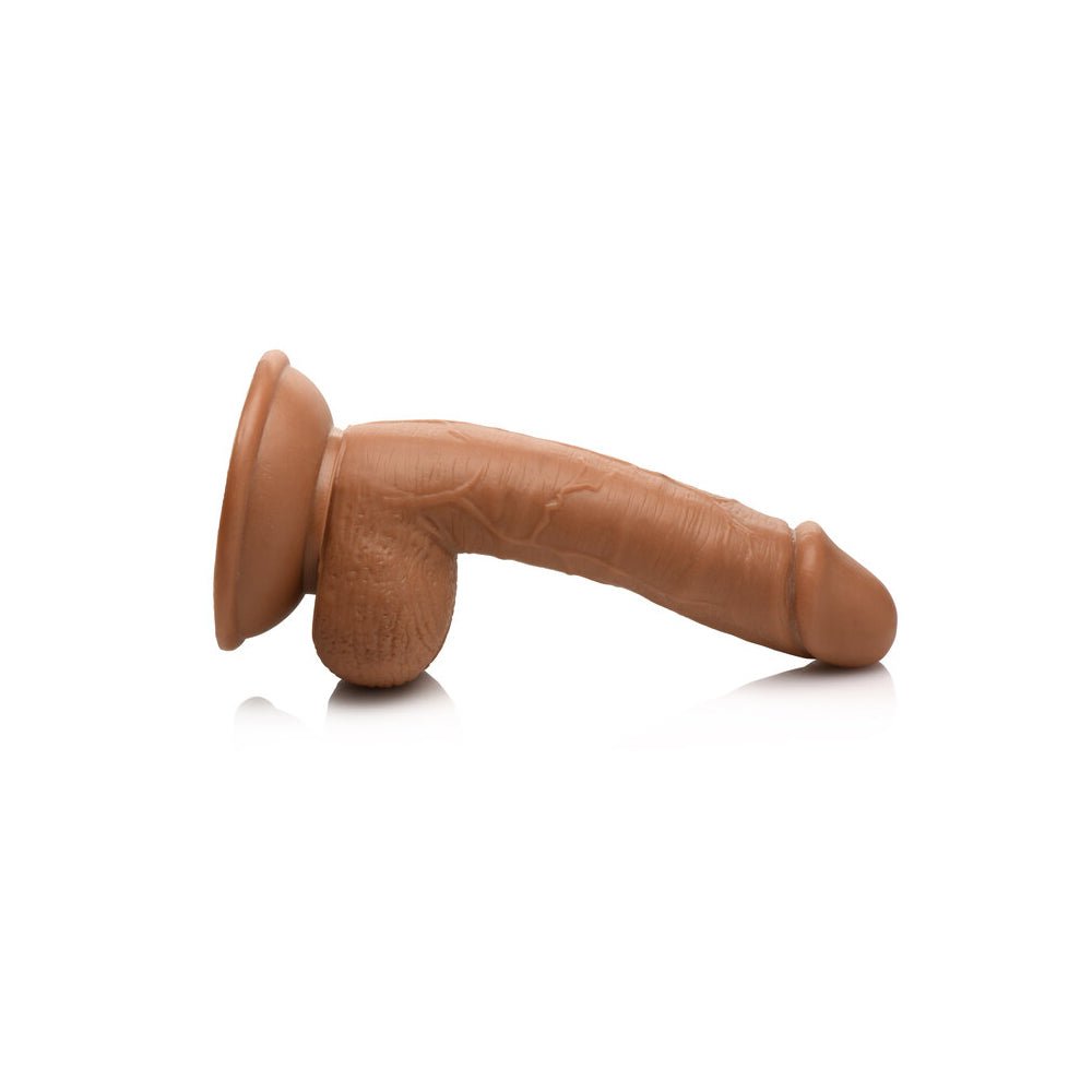 Jock Soccer Sam 7" Dildo With Balls Dark