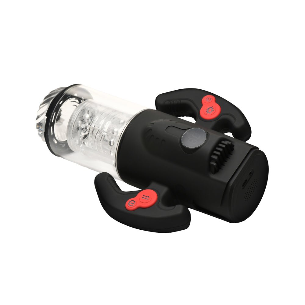 Jock Spinning, Thrusting, & Sucking Masturbator