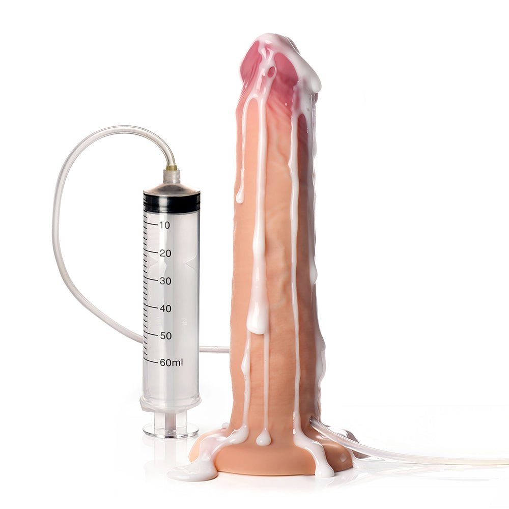 Jock Squirters 9.75" Ejaculating Silicone Dildo