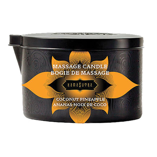 Kama Sutra Ignite Massage Candle - Coconut Pineapple 6oz - Temptations