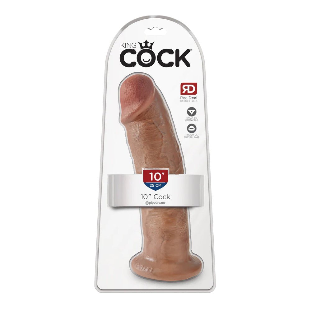 King Cock 10" Cock Tan