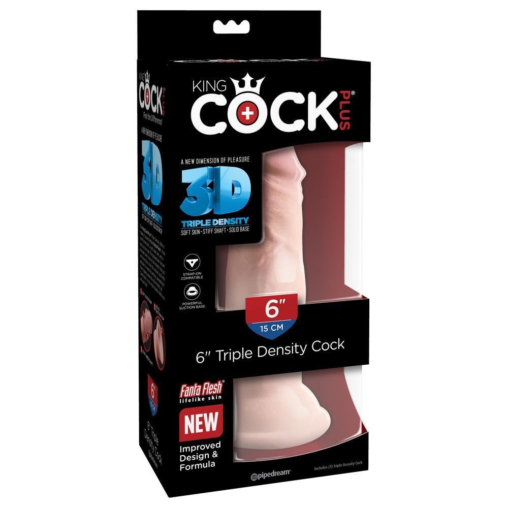 King Cock Plus 6" Triple Density Cock - Temptations
