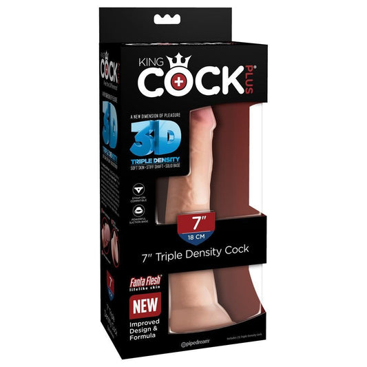 King Cock Plus 7" Triple Density Cock - Temptations