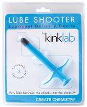 KinkLab Lube Shooter - Blue - Temptations