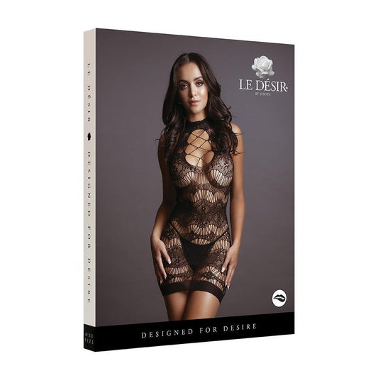 Le Desir Criss Cross Neck Mini Dress - Temptations