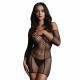 Le Desir Duo Net Sleeved Mini Dress - Temptations