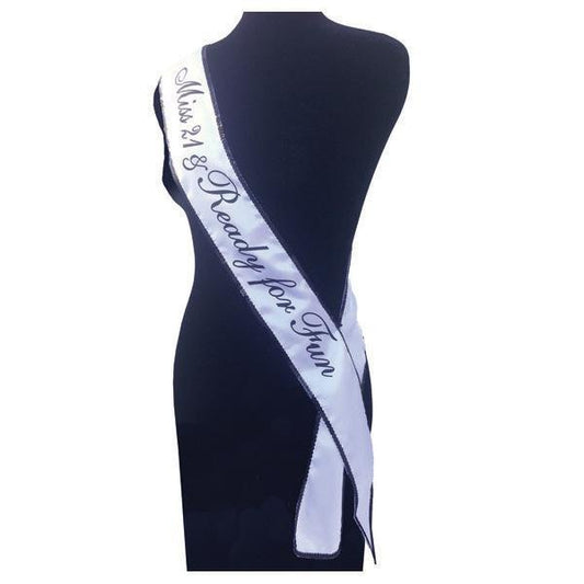 Little Genie MISS 21 AND READY FOR FUN SASH - Temptations