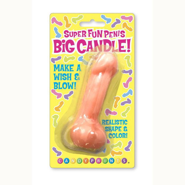 Little Genie SUPER FUN BIG PENIS CANDLE PINK - Temptations