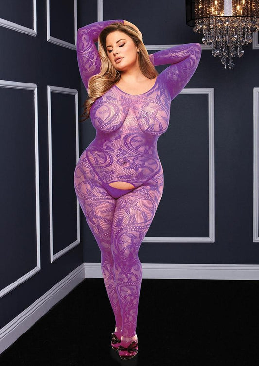 LONGSLEEVE CROTCHLESS BODYSTOCKING Q - Temptations