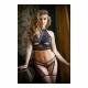 Luna Peek - A - Boo Bra & Gartered Panty M/L - Temptations