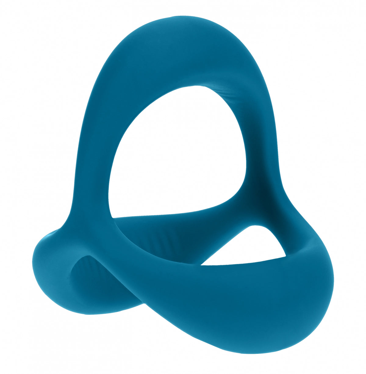 LEVELZ - Tri O Ergo Silicone Cock Ring - Teal - Temptations