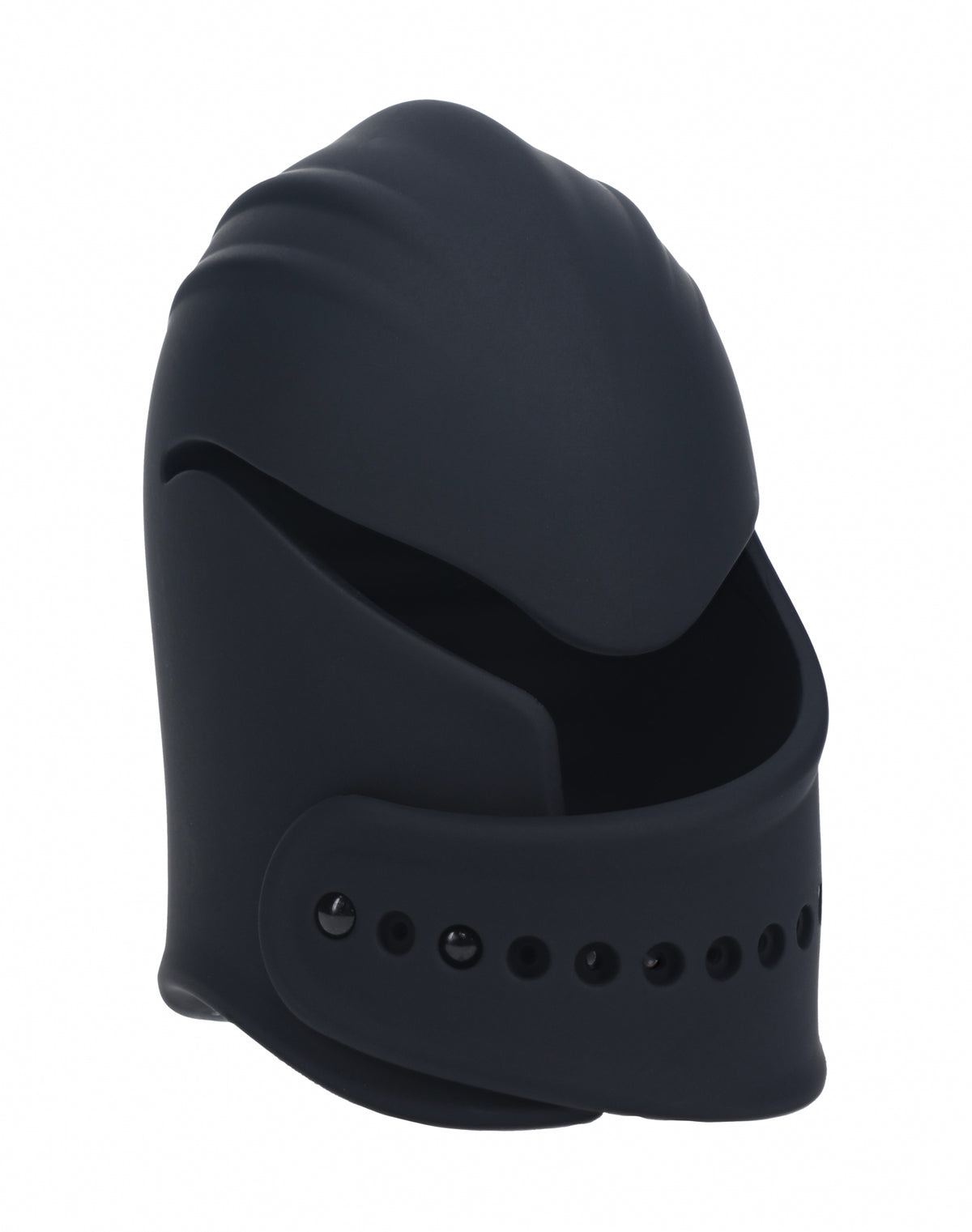 LEVELZ - Adjustable Vibrating Silicone Penis Head Stimulator - Black - Temptations