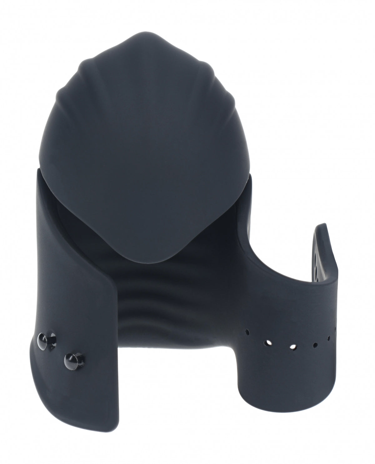 LEVELZ - Adjustable Vibrating Silicone Penis Head Stimulator - Black - Temptations