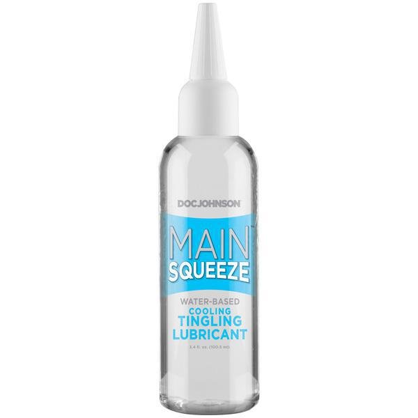 Main Squeeze Cooling Water - Based Lubricant 3.4 oz. - Temptations