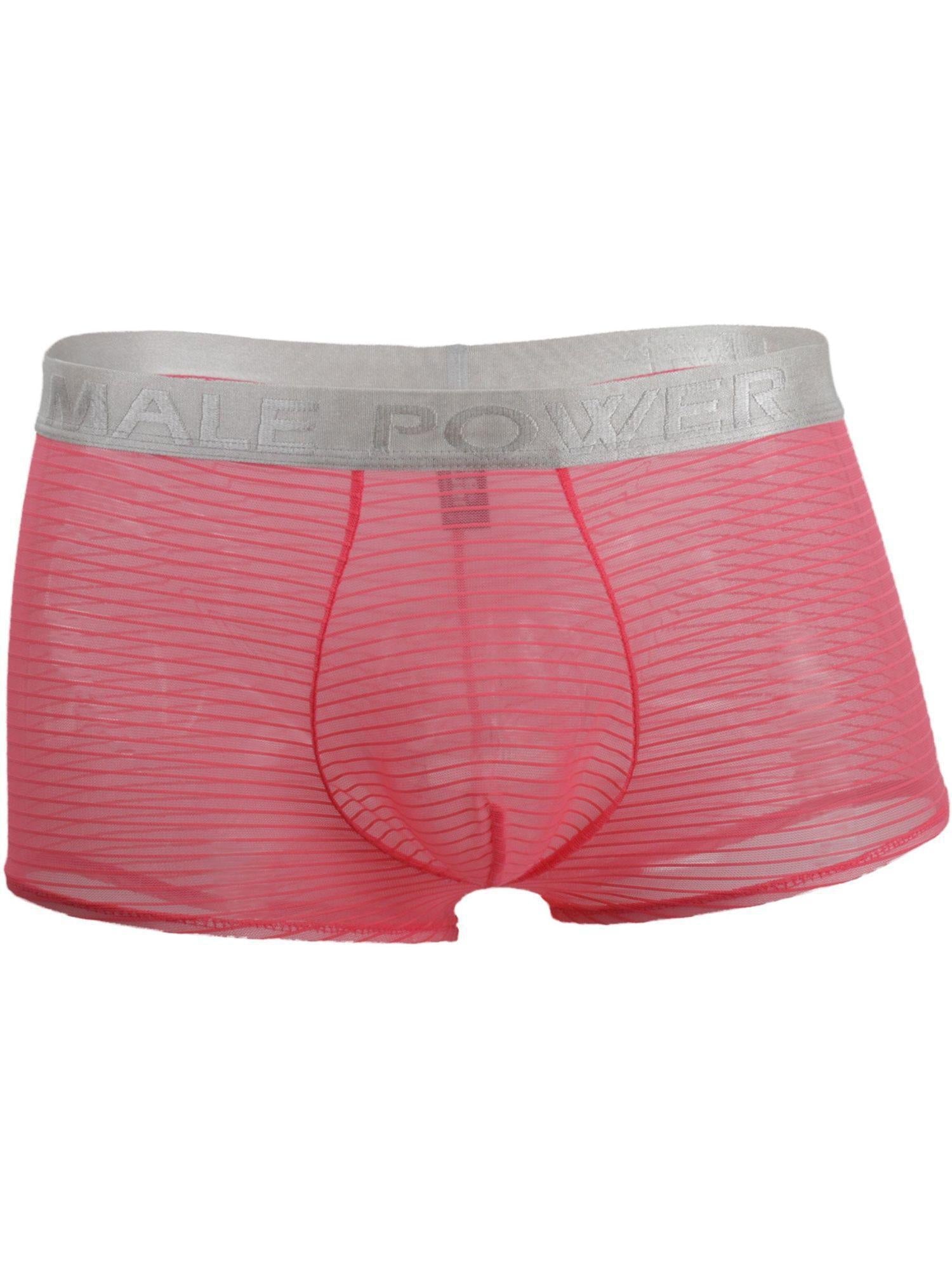 Male Power Mesh Rib Mini Short Salm - Medium - Temptations