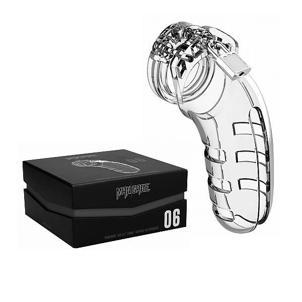 Mancage Model 06 Chastity 5.5'' Cock Cage Clear - Temptations