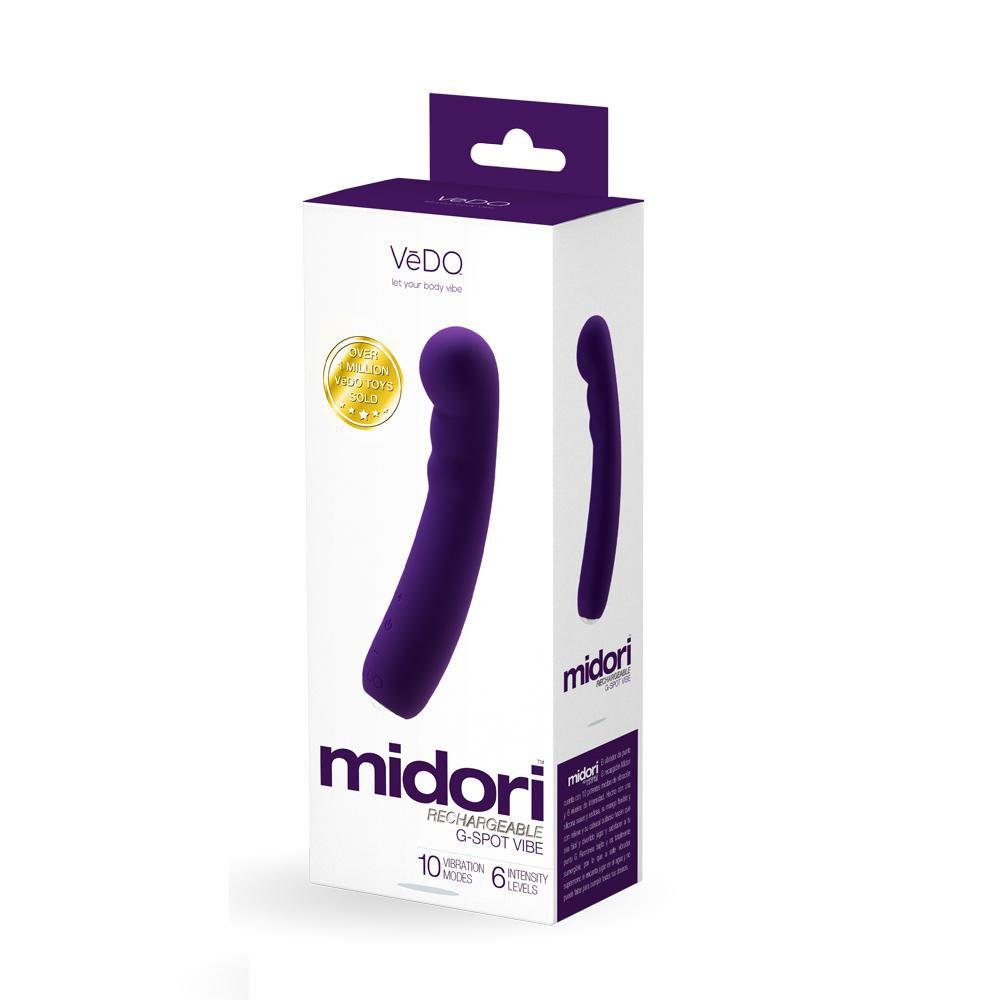 Midori Rechargeable Gspot Vibe Deep Purple - Temptations