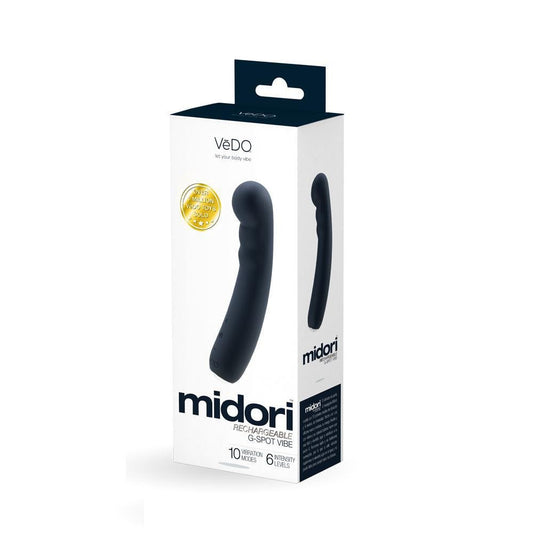 Midori Rechargeable Gspot Vibe Just Black - Temptations