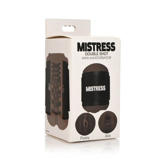 Mistress Double Shot Mini Masturbator Pussy & Ass Dark