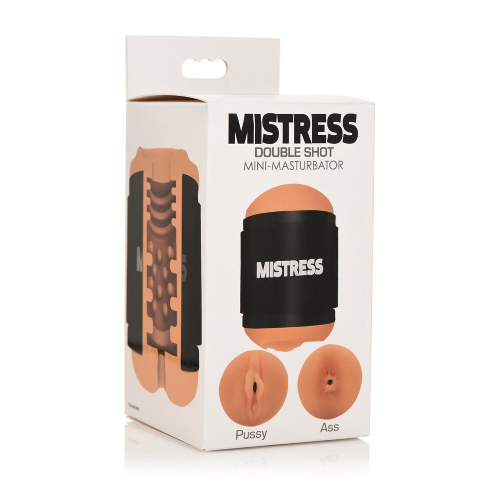 Mistress Double Shot Mini Masturbator Pussy & Ass Medium