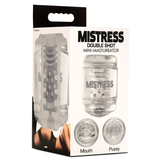 Mistress Double Shot Mouth & Pussy Mini Masturbator