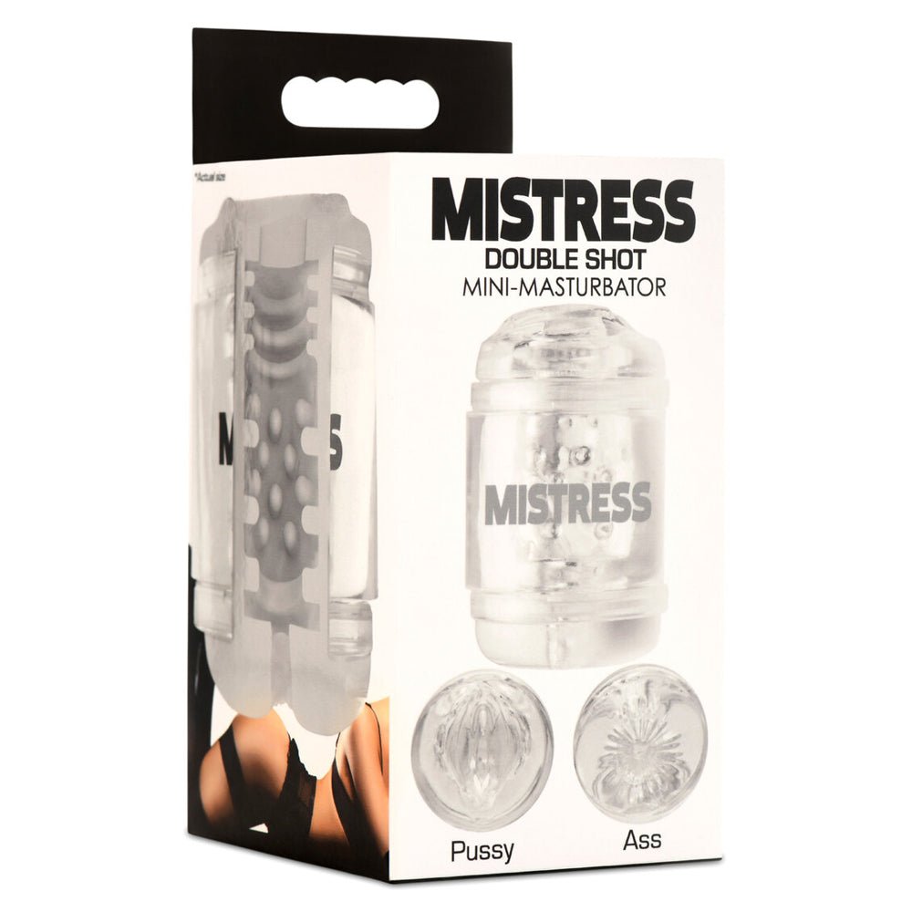 Mistress Double Shot Pussy & Ass Mini Masturbator