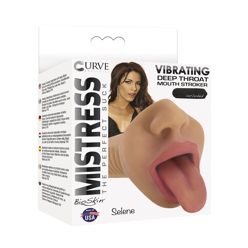 Mistress Selene Latte Mouth Stroker