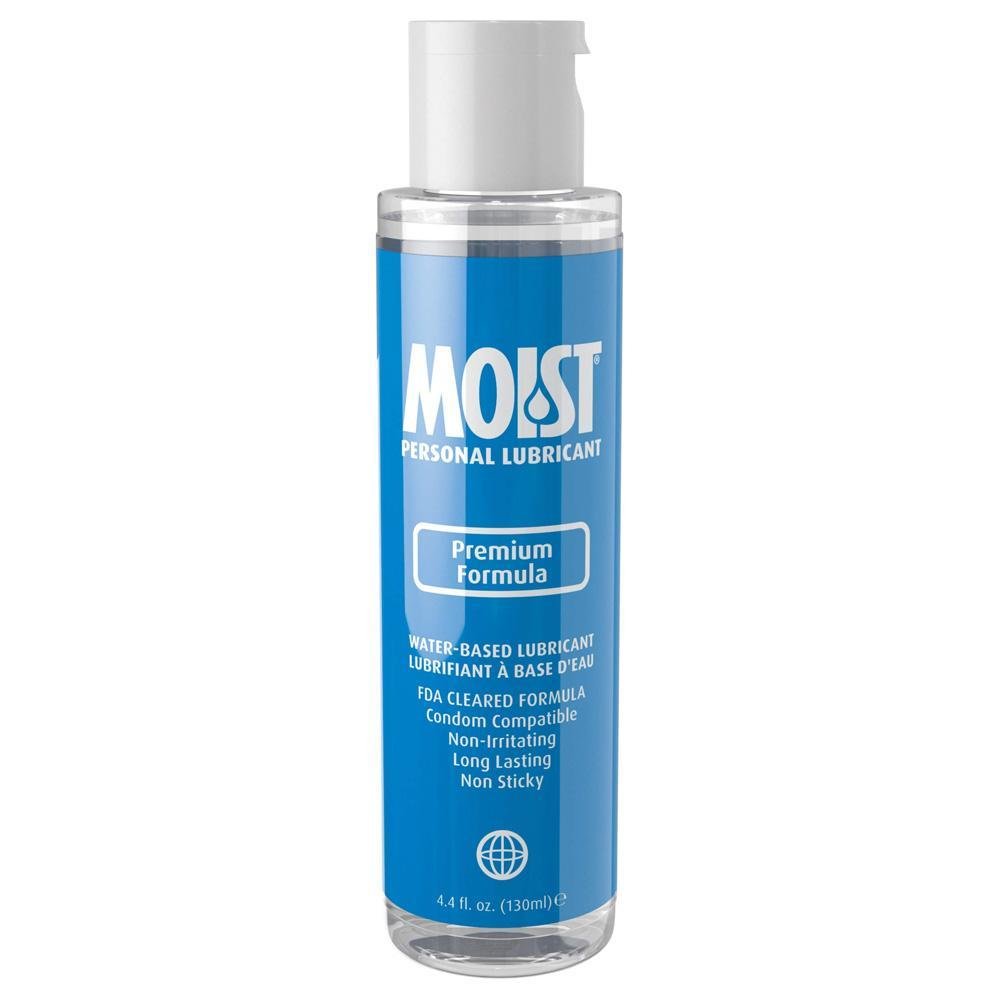 Moist Personal Lubricant Premium Formula 4.4 Oz. - Temptations