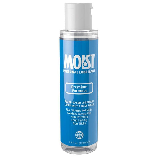 Moist Personal Lubricant Premium Formula 4.4 Oz. - Temptations