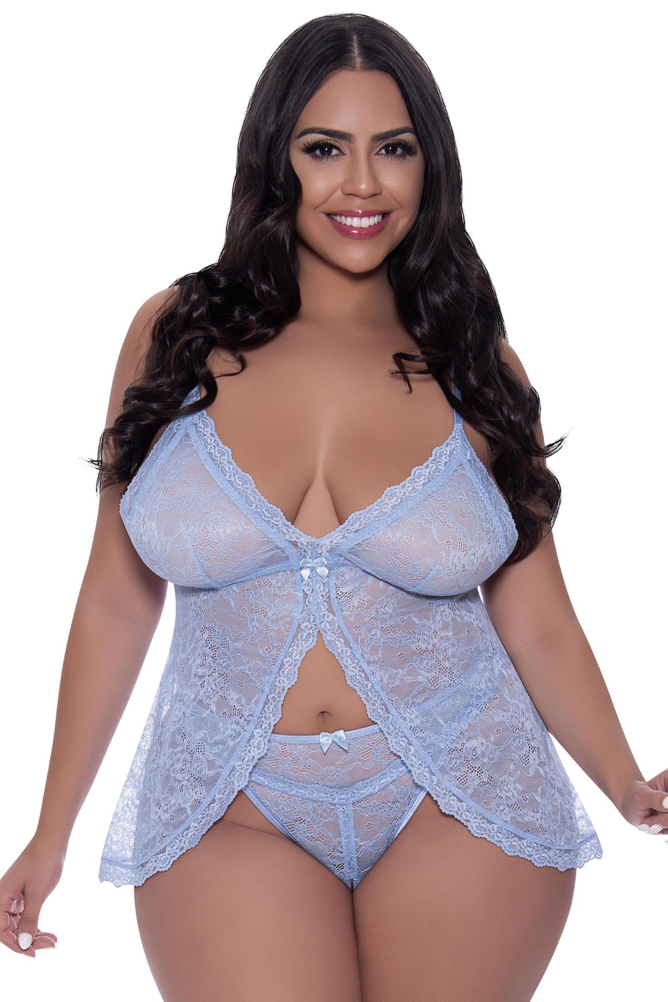 MS Babydoll & Panty Set Periw 2 XL - Temptations