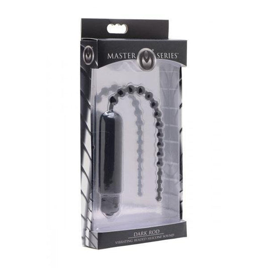 MS Dark Rod Vibrating Beaded Silicone Sound - Temptations