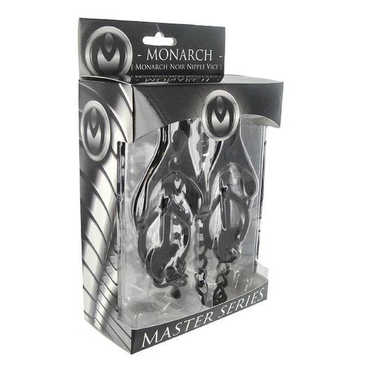 MS Monarch Noir Nipple Vice - Temptations