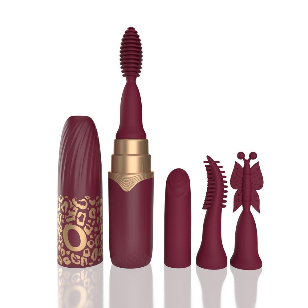 My Secret Premium Rechargeable Vibrating Lipstick Merlot - Temptations
