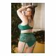 Nadine Bra & High Waisted Gartered Panty 3X/4X - Temptations