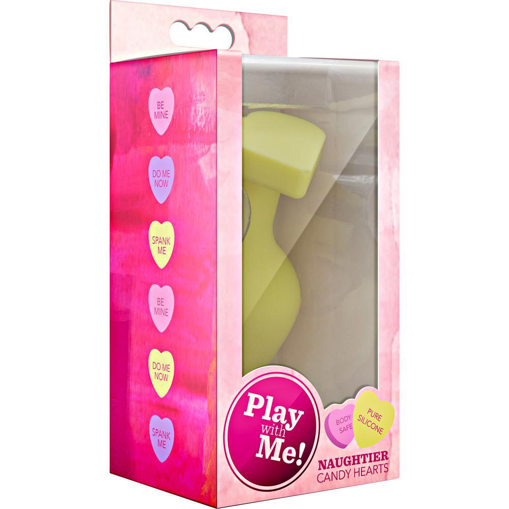 NAUGHTIER CANDY HEARTS "FILL ME UP" - YELLOW - Temptations