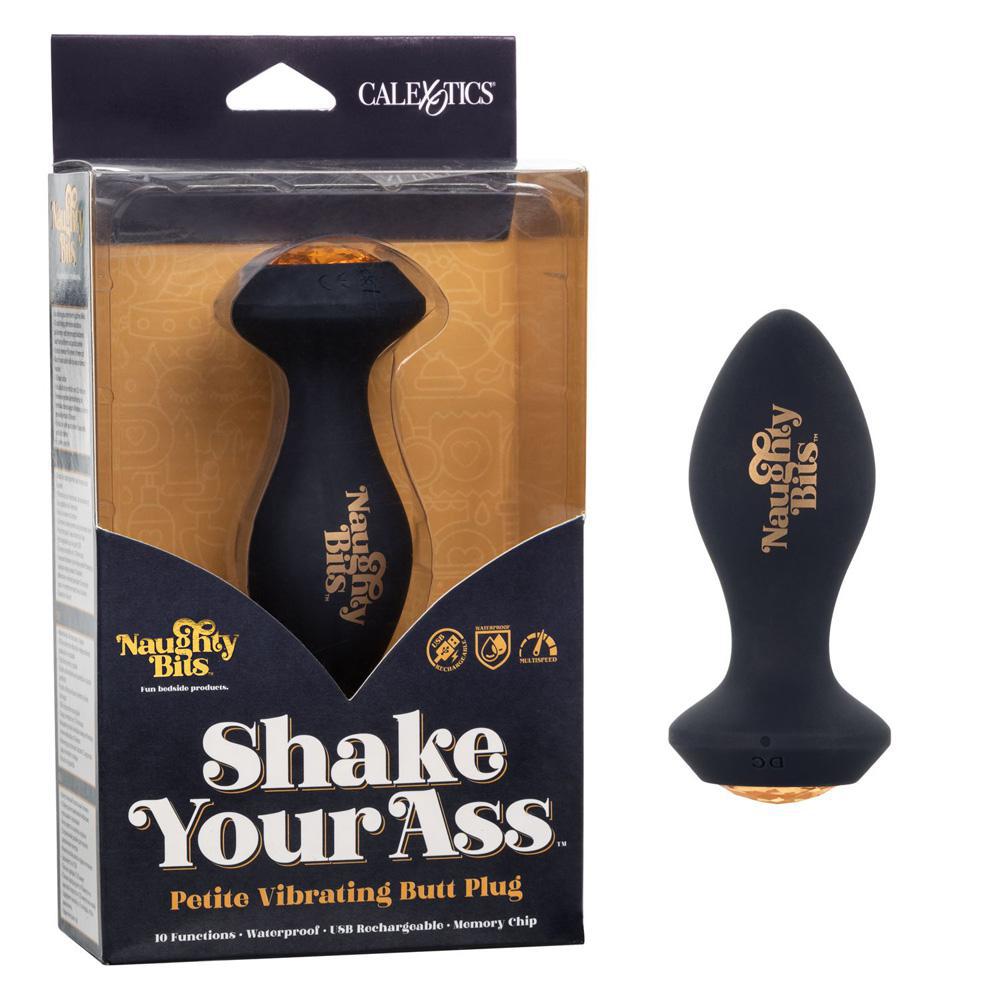 Naughty Bits Shake Your Ass Petite Vibrating Butt Plug - Temptations
