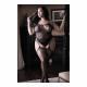 Nights Like This Gartered Bodystocking - Queen Size - Temptations