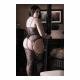Nights Like This Gartered Bodystocking - Queen Size - Temptations