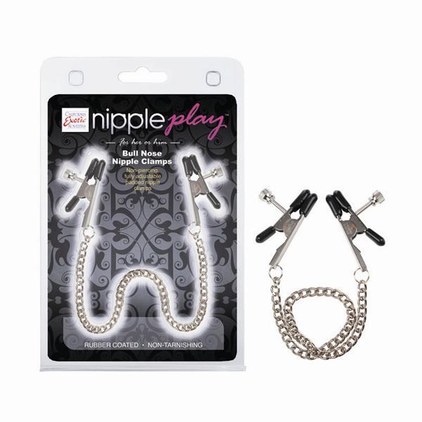 Nipple Play Bull Nose Nipple Jewelry Silver - Temptations