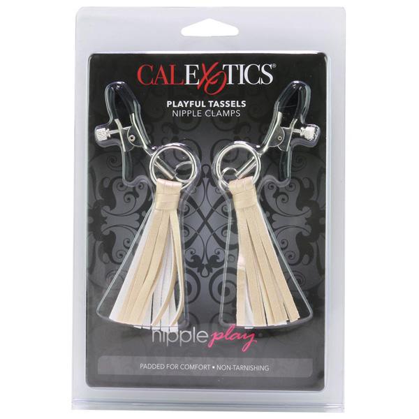 Nipple Play Playful Tassels Nipple Clamps Gold - Temptations