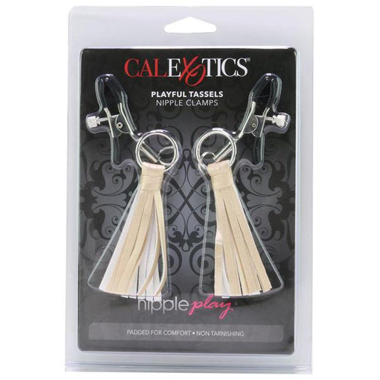 Nipple Play Playful Tassels Nipple Clamps Gold - Temptations