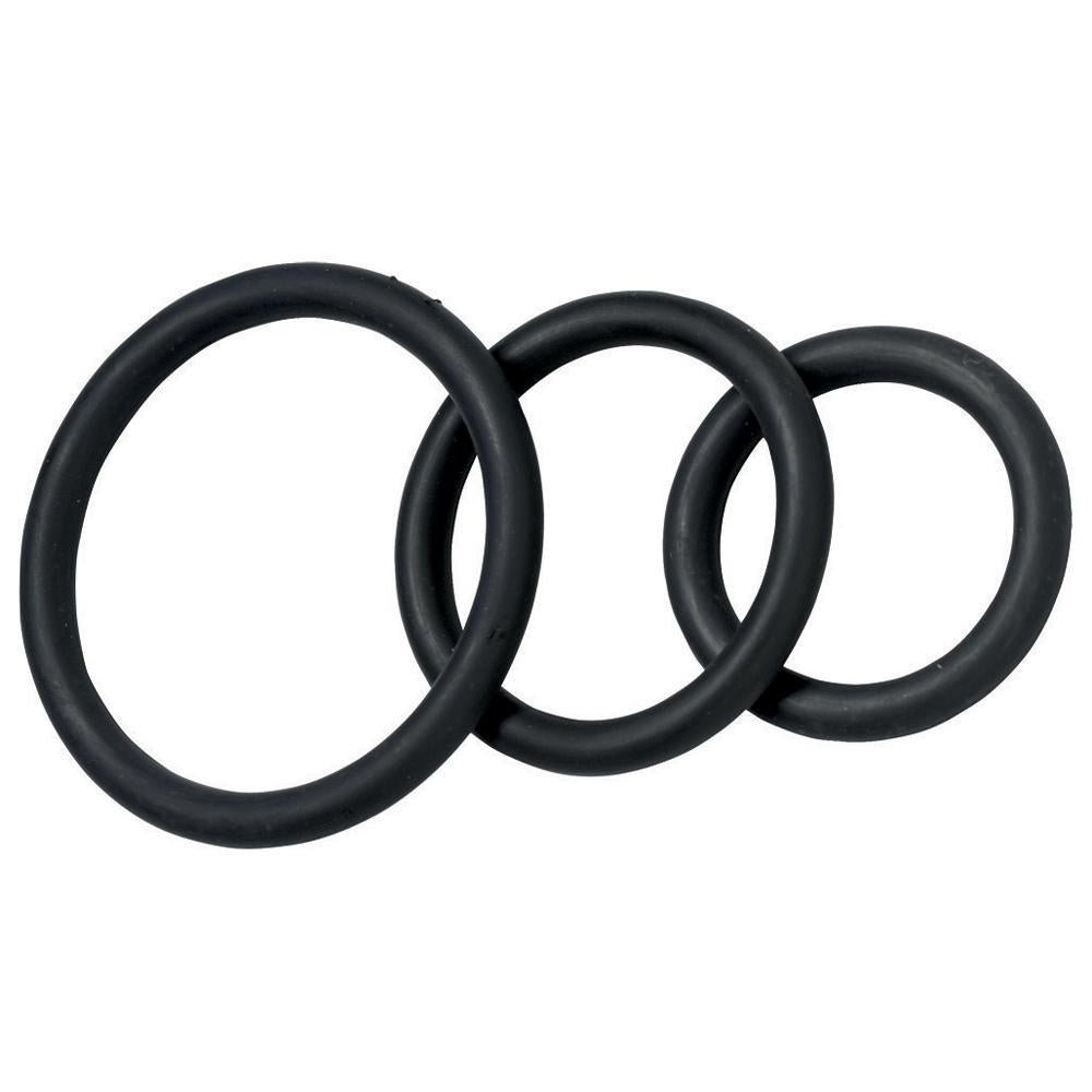 Nitrile C - Ring Set 1.25 1.5 2'' - Black - Temptations