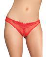 OLL SALE VENISE DETAIL CROTCHLESS THONG WITH PEARLS AND 2066 RD OS - Temptations