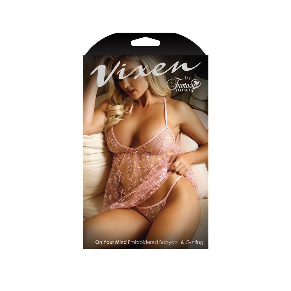 On Your Mind Babydoll & Panty O/S - Temptations