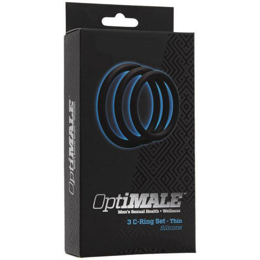 Optimale – 3 C - Ring Set – Thin Black - Temptations