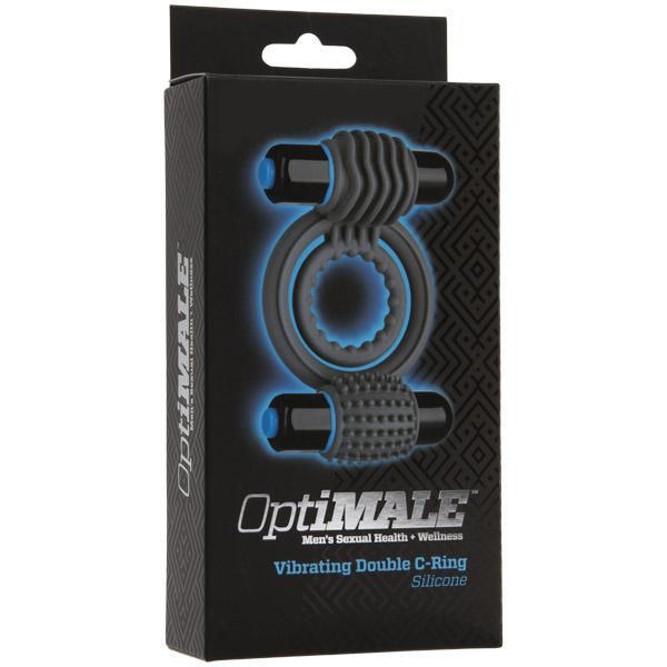 Optimale – Vibrating Double C - Ring Slate - Temptations